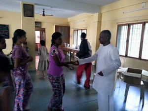 Ilayaraja Helps Flood Victims in Chennai Photos